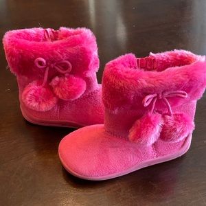 Toddler suede outer boots
